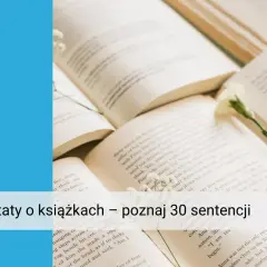 Otwarta książka z kwiatkiem na stronach, na tle innych książek.