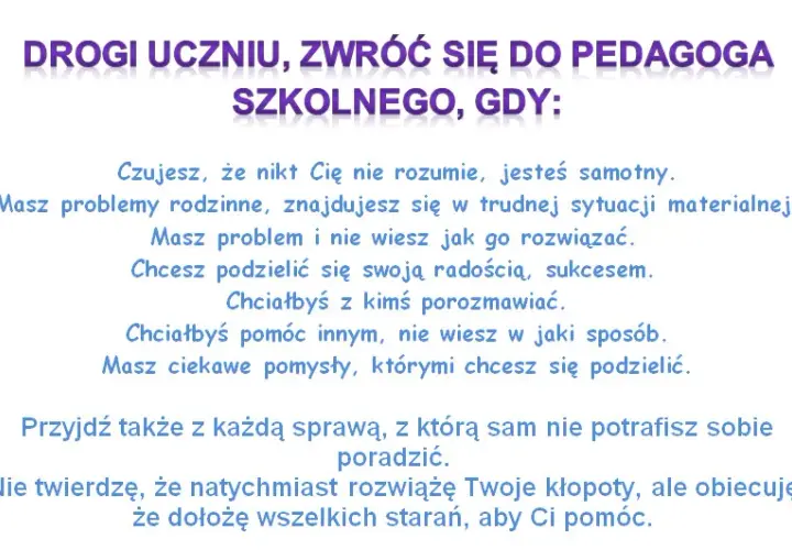 Pedagog szkolny: co robi? Poznaj jego rolę i zadania