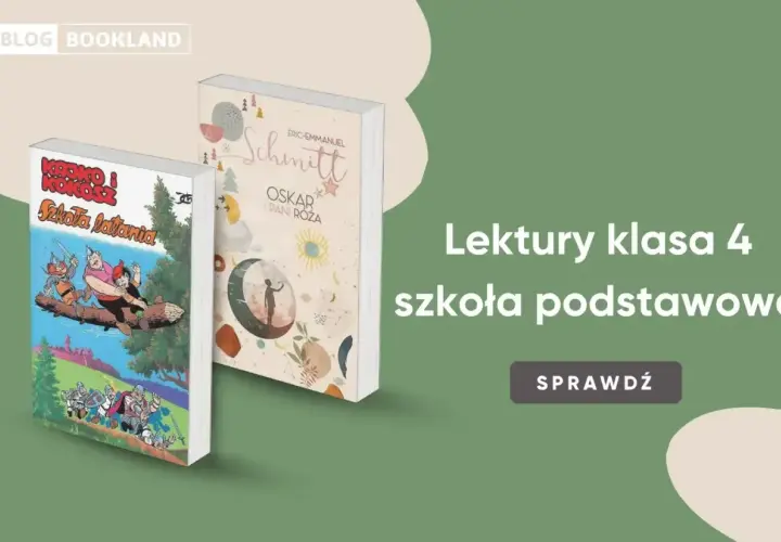 Dwie książki: "Kajko i Kokosz. Szkoła latania" oraz "Oskar i Pani Róża".