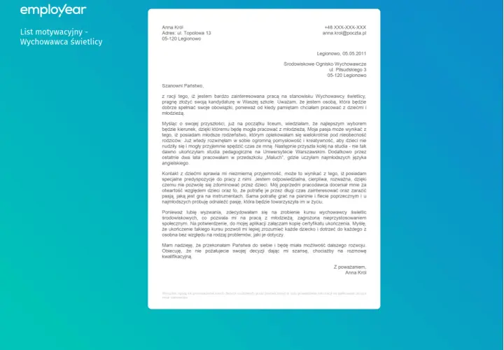 Jak napisać list do wychowawczyni? Praktyczny poradnik i wzory