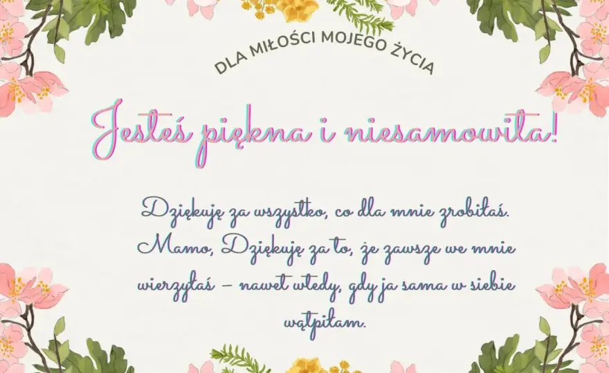 Wiersz dla mamy - jak napisać krótki, osobisty tekst?