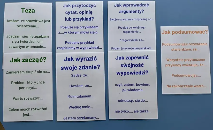Zwroty do rozprawki - Jak pisać, by zdobyć punkty?