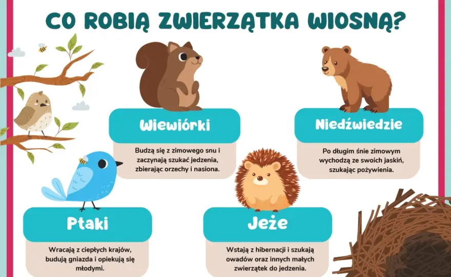 Wiosna dla dzieci - Ciekawostki i pomysły na lekcje