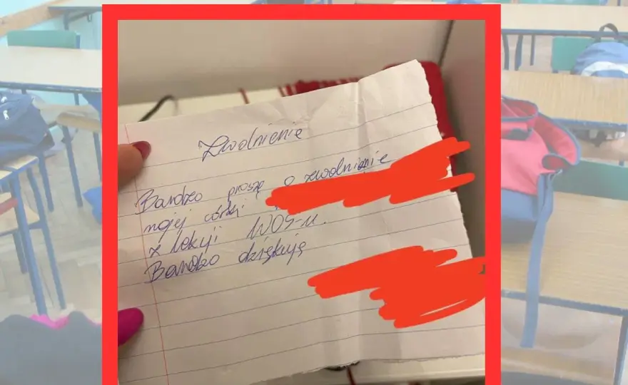 Zwolnienie z lekcji - jak napisać? Wzór i porady!