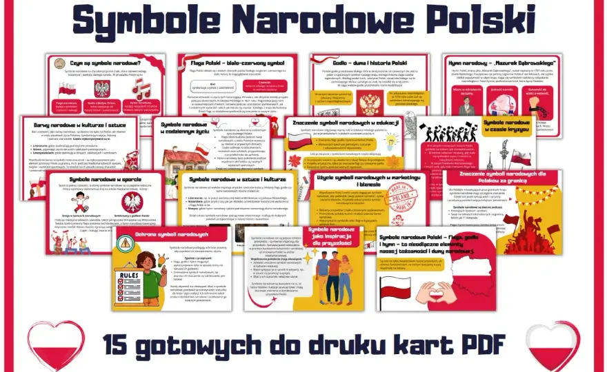 Polskie symbole narodowe - Jak uczyć dzieci i unikać pomyłek?