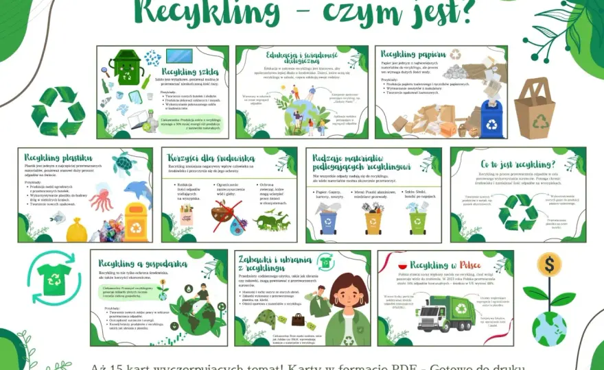 Recykling w szkole i w domu - Jak to działa?