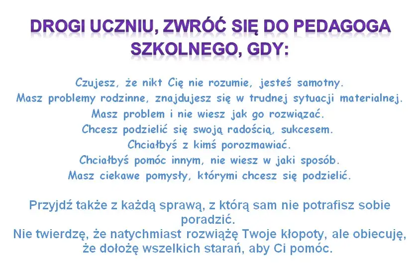 Pedagog szkolny: co robi? Poznaj jego rolę i zadania
